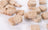 Freeze Dried Horse Meat Cookie pieces served out of the pouch, can be crushed into a meal topper. A natural horse meat dog treats for dogs and cats from Michinoku Farm Singapore