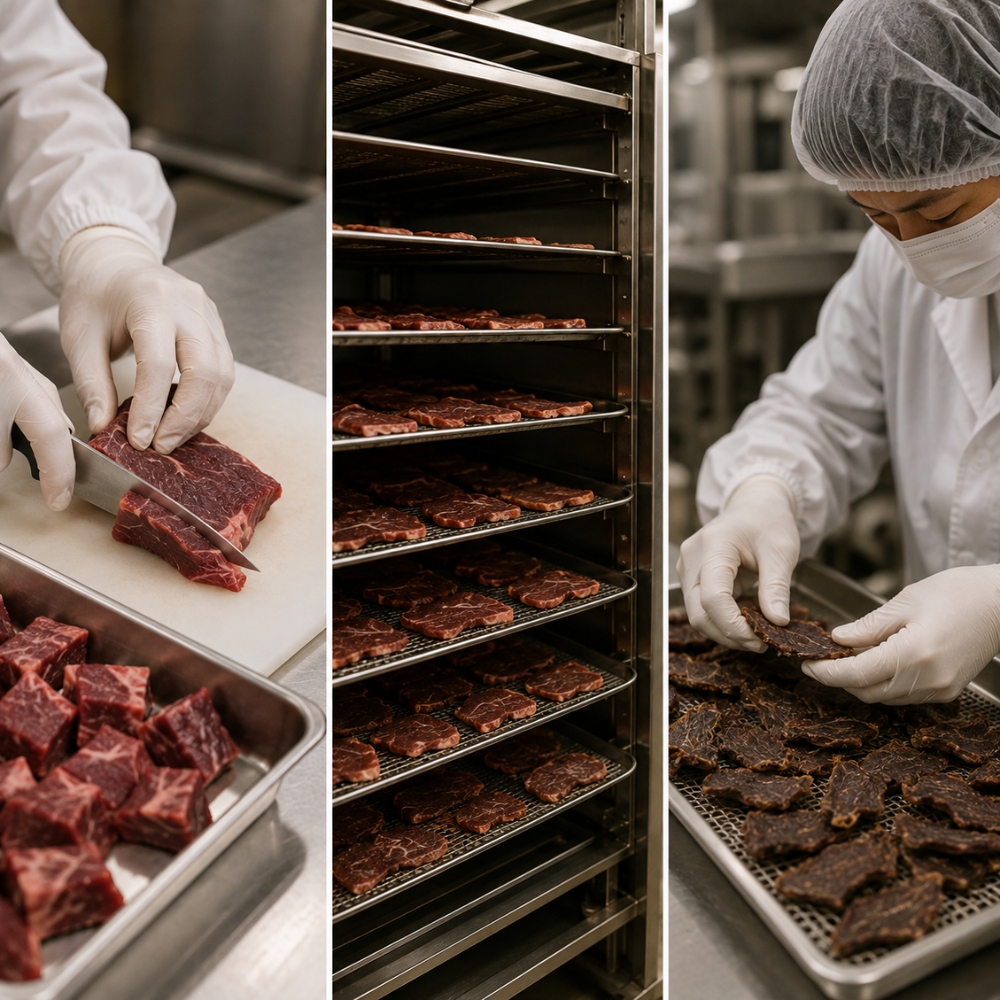 Michinoku Farm dog treats hand-trimmed and slow-dried in the brand's own Japanese factory
