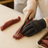 Step two, cutting each ingredient to size for training treats or longer-lasting chews